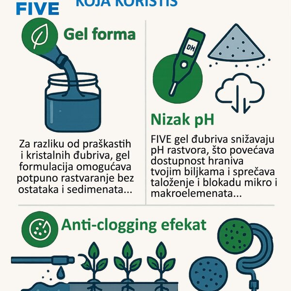 GEL FIVE next gen đubrivo