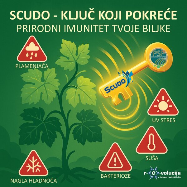 SCUDO je ključ koji pokreće prirodni imunitet biljke koju uzgajaš
