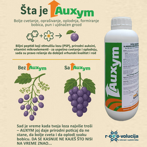 Kada koristiti AUXYM u vinogradu?